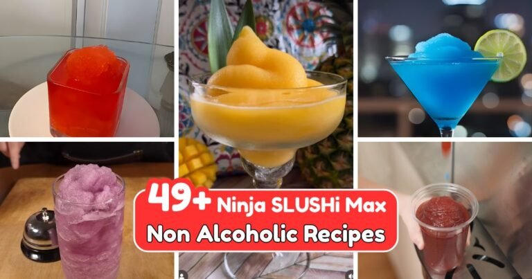 Ninja SLUSHi Max Non Alcoholic Recipes