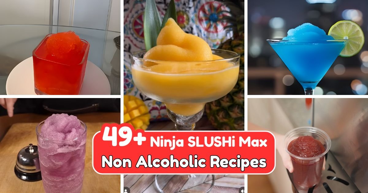 Ninja SLUSHi Max Non Alcoholic Recipes