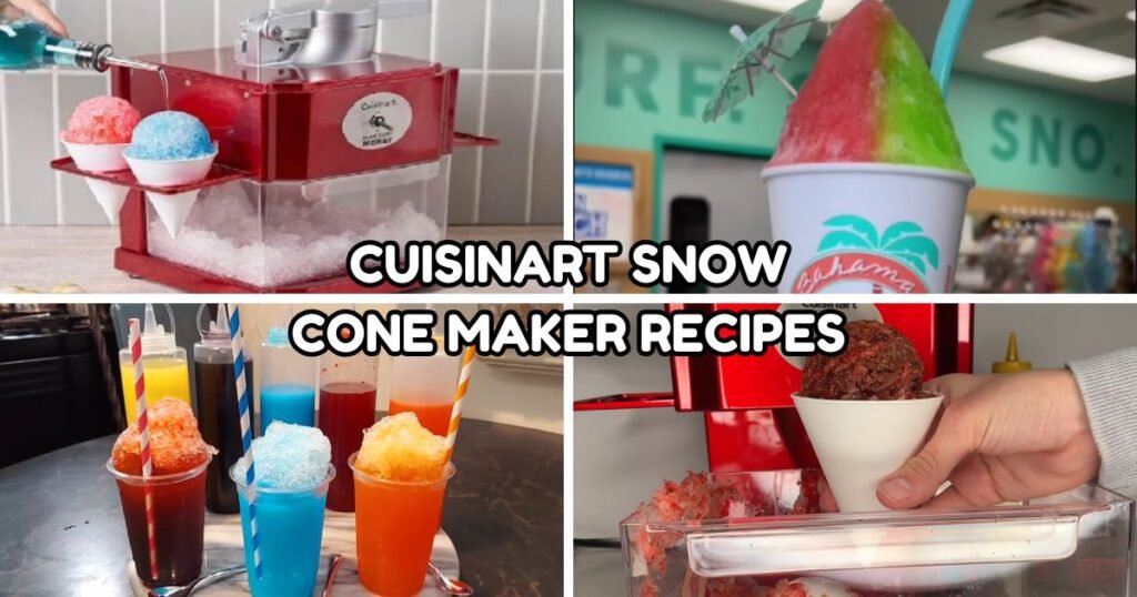 Cuisinart Snow Cone Maker Recipes