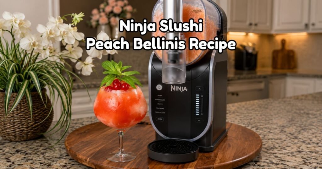 Ninja Slushi Peach Bellinis Recipe
