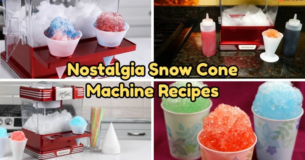 Nostalgia Snow Cone Machine Recipes