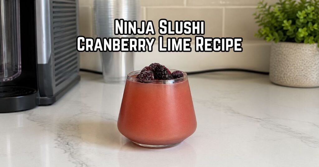 Ninja Slushi Cranberry Lime Recipe