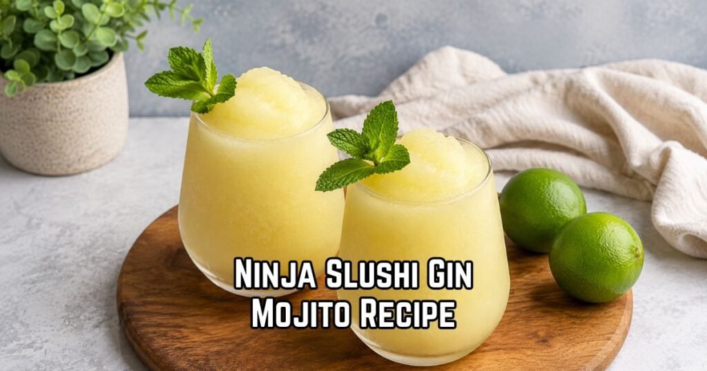 Ninja Slushi Gin Mojito Recipe