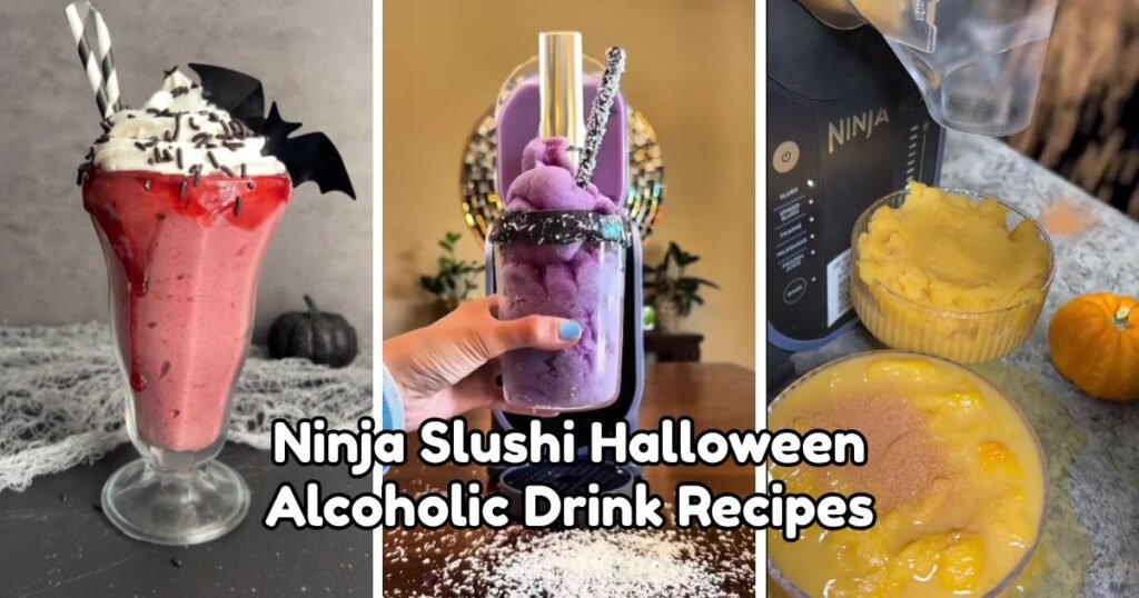 Ninja Slushi Halloween Alcoholic Drink Recipes