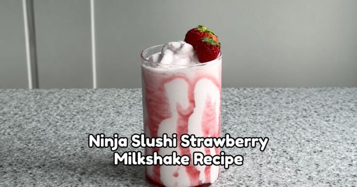 Ninja Slushi Strawberry Milkshake Recipe