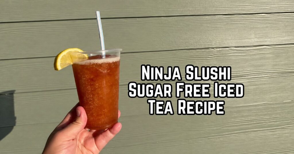 Ninja Slushi Sugar Free Iced Tea Recipe